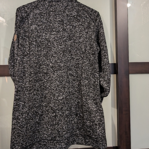 McKinley Zipper Cardi in Heathered Black - Picture 8 of 8